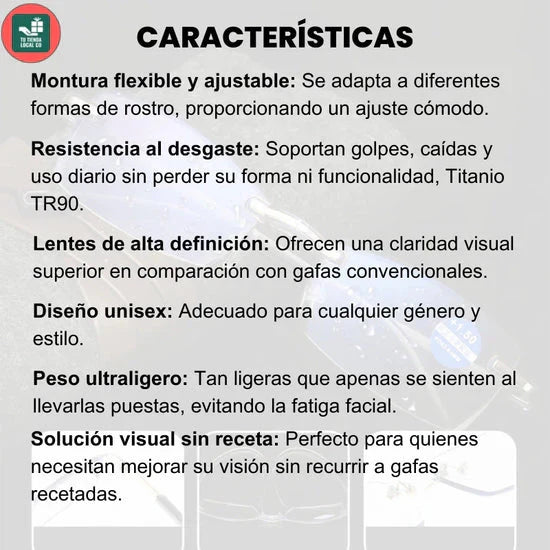 TR90™ | Gafas Bifocales Fotocromáticas + Estuche y Paño De Limpieza