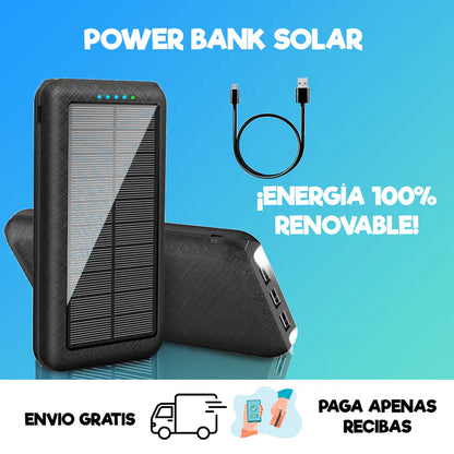 SolarCharge 4 en 1® – Energía portátil y sostenible para todos tus dispositivos