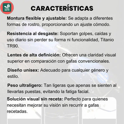 TR90™ | Gafas Bifocales Fotocromáticas + Estuche y Paño De Limpieza