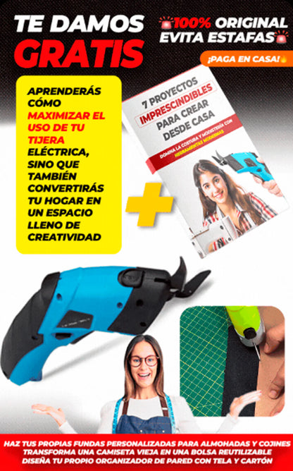 Tijeras Eléctricas ForceCut®: ¡La herramienta que revolucionará tus proyectos de corte!